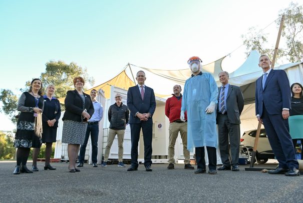 Mobile testing center